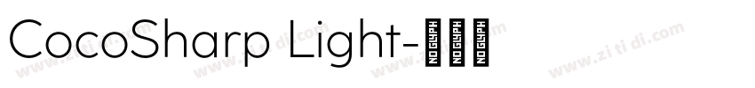 CocoSharp Light字体转换